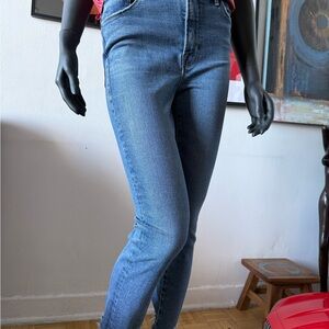 Good American High Rise Blue Jeans